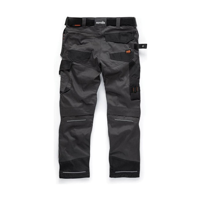 Scruffs Pro Flex Holster Trousers Graphite 38R Scruffs  - Dynamic Drive