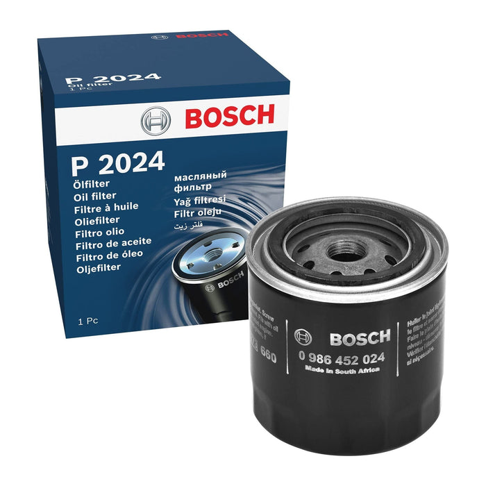 Genuine Bosch Car Oil Filter P2024 fits Nissan Vanette Cargo - 2.3 - 94-02 09864