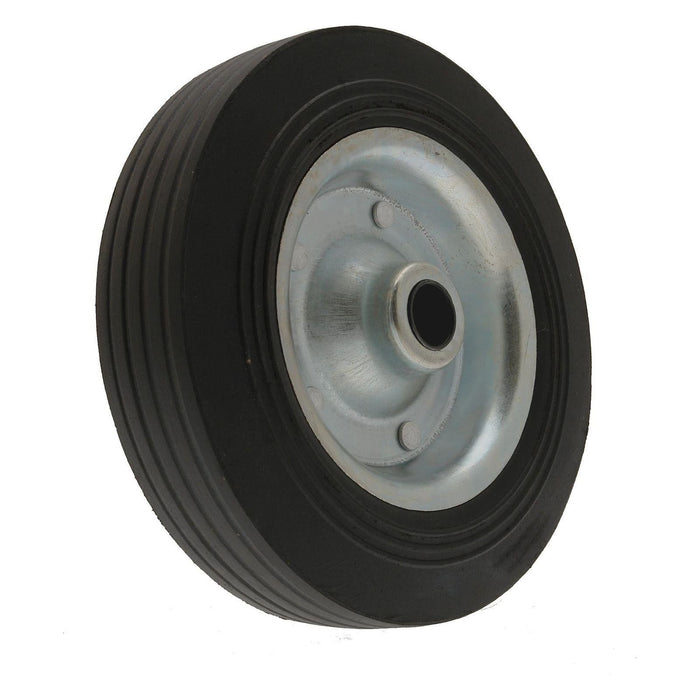 Maypole Caravan Trailer Spare Jockey Steel Wheel Solid Rubber Tyre 200mm