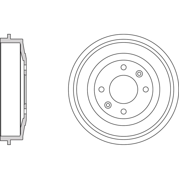 Apec Brake Drum Rear Fits Citroen Berlingo C15 Xsara Peugeot 305 306 405 406 Par Apec  - Dynamic Drive