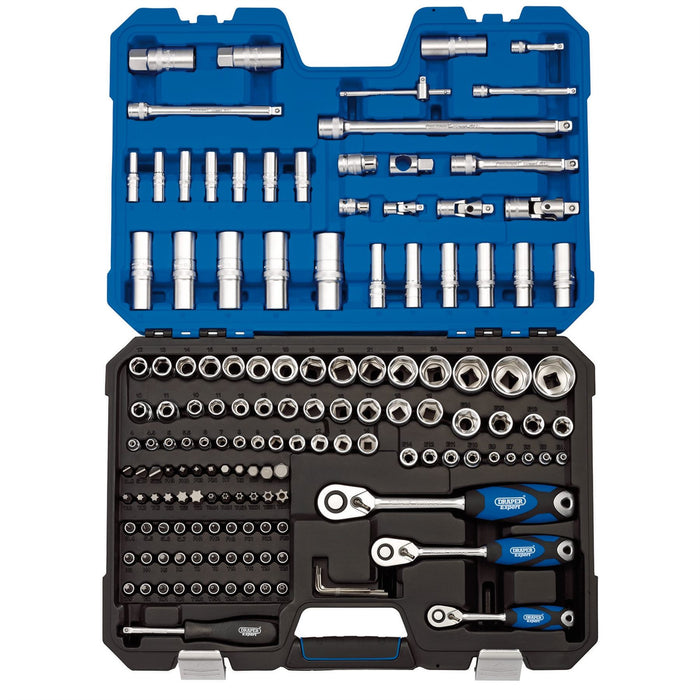 Draper Metric Socket Set, 1/4", 3/8" and 1/2" Sq. Dr. (149 Piece) 16461 Draper  - Dynamic Drive