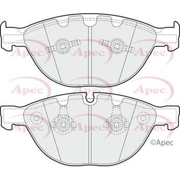 Apec Brake Pads Front Fits BMW 5 Series 6 7 Rolls Royce Phantom