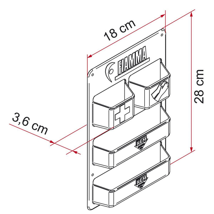 Fiamma Pocket Kassett Remis  - Dynamic Drive