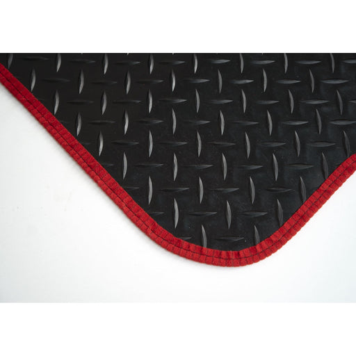 Red Trim Tailored Rubber Mats for Ford Kuga 15-18 + Clips 2015 2016 2017 2018 UKB4C  - Dynamic Drive