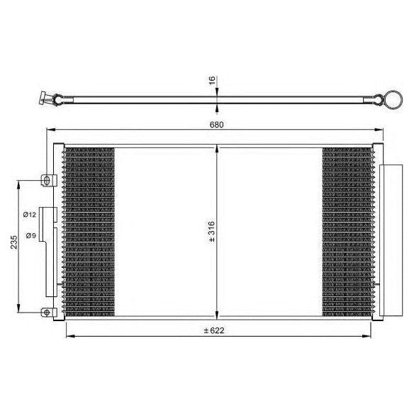 NRF Condenser 350071