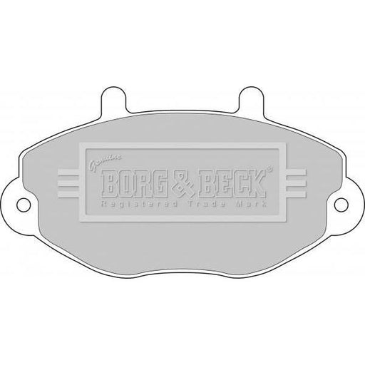 Genuine Borg & Beck Brake Pads fits Ford TransitTourneo 91 BBP1108 Borg & Beck  - Dynamic Drive