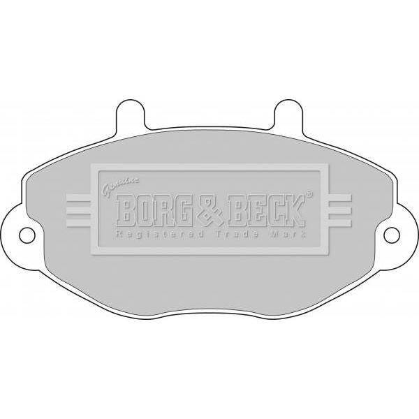 Genuine Borg & Beck Brake Pads fits Ford TransitTourneo 91 BBP1108 Borg & Beck  - Dynamic Drive