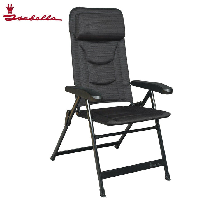 Isabella Bele Padded Luxury Folding Black Chair Isabella  - Dynamic Drive