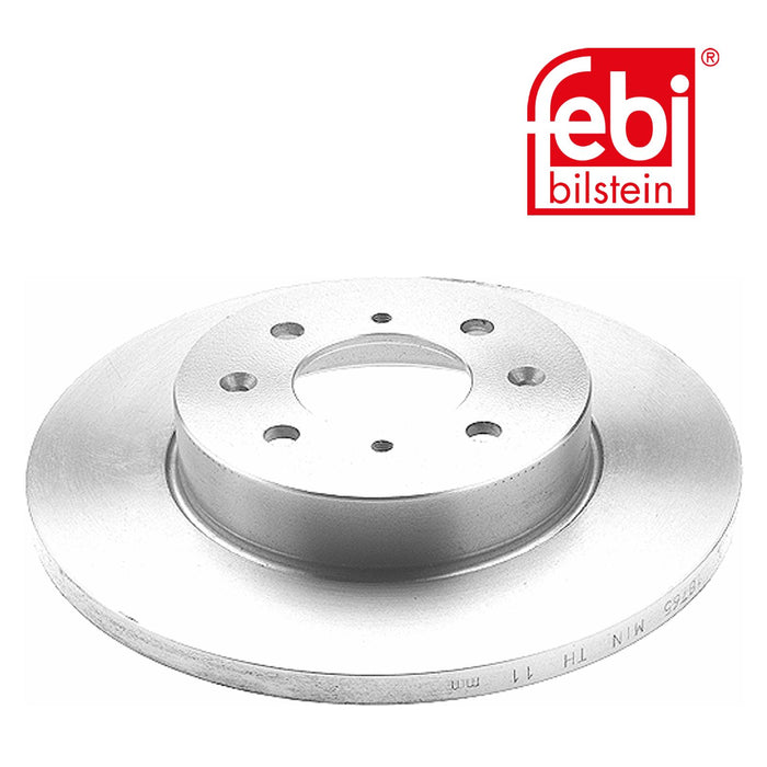 Genuine FEBI Front Brake Discs & Pads Set Solid for Rover 400 Febi Bilstein  - Dynamic Drive