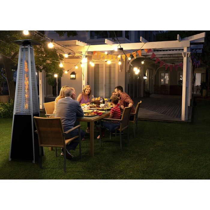 Dellonda Pyramid Gas Outdoor Garden Patio Heater 13kW Commercial & Home Use Dellonda  - Dynamic Drive