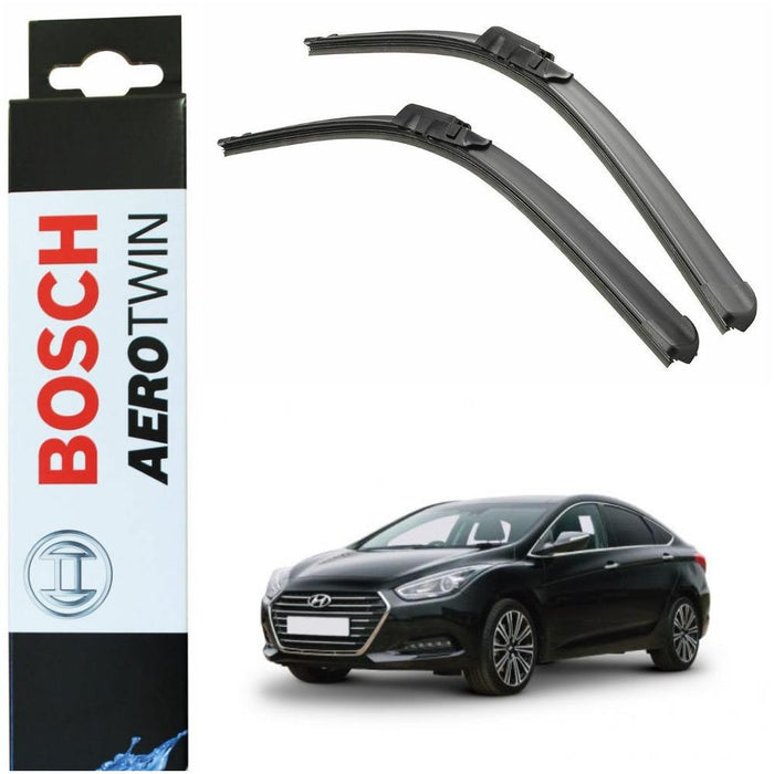 Bosch Aerotwin Front Wiper Blades Set fits Hyundai i40 Saloon 04.11> AR141S