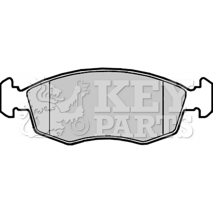 Genuine Key Parts KBP2310 Front Brake Pads-Includes Wear Indicators (Ate-Teves)