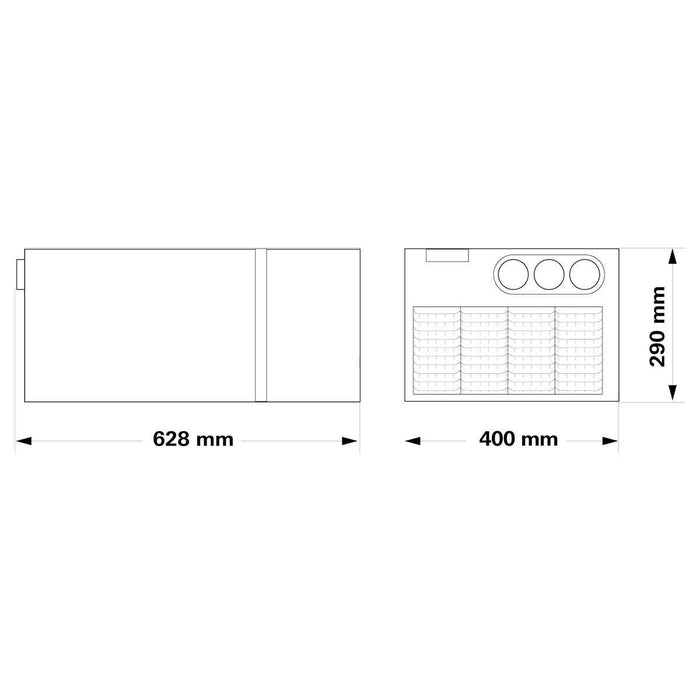 Truma Saphir Comfort RC Storage Compartment Air Conditioner & Heater For Vehicles Up To 6.5m Long – 44035-01 Truma  - Dynamic Drive