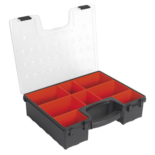 Sealey Parts Storage Case with 8 Removable Compartments APAS3R Sealey  - Dynamic Drive