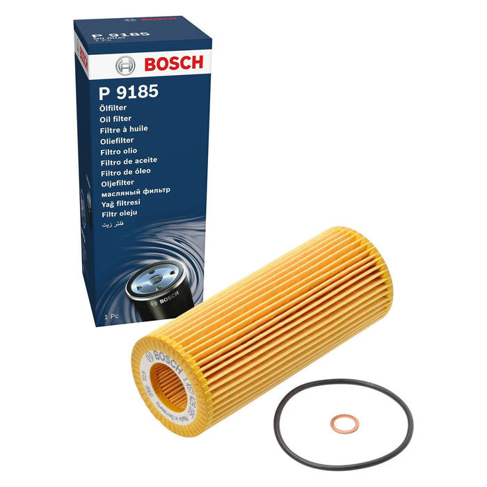 Bosch Car Oil Filter P9185 fits BMW 3 320d Efficient Dynamics - 2.0 - 04-11 1457