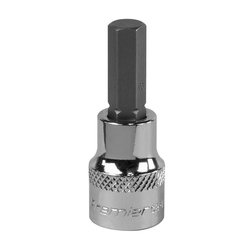 Sealey Hex Socket Bit 8mm 3/8"Sq Drive SBH011 Sealey  - Dynamic Drive