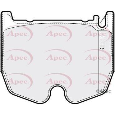 Apec Brake Pads Front Fits Mercedes