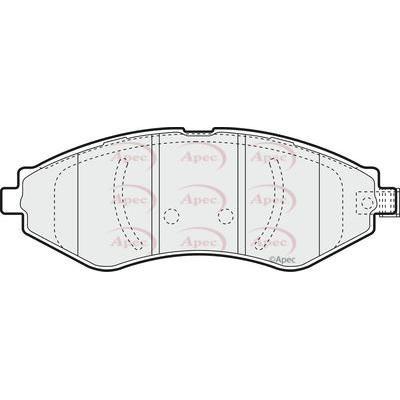 Apec Brake Pads Front Fits Chevrolet Lacetti Daewoo Nubira