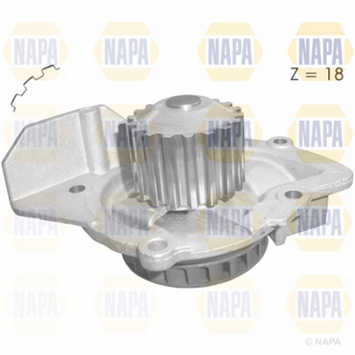 Genuine NAPA Water Pump for Ford Fiat Toyota Citroen Peugeot 1201K2