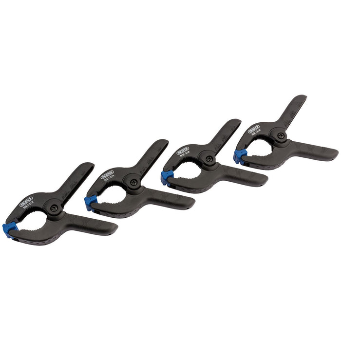 Draper Spring Clamp Set, 40mm Capacity (4 Piece) 82777 Draper  - Dynamic Drive