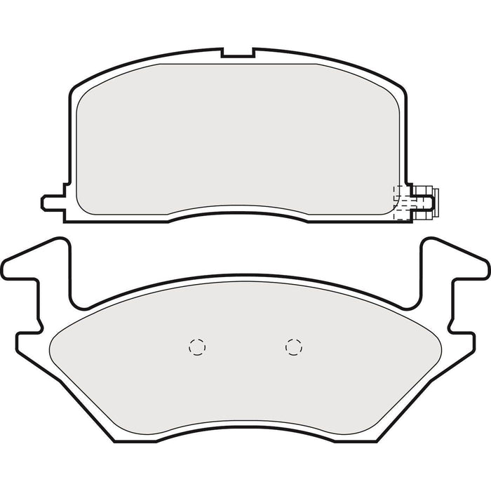 Apec Brake Pads Front Fits Toyota Starlet