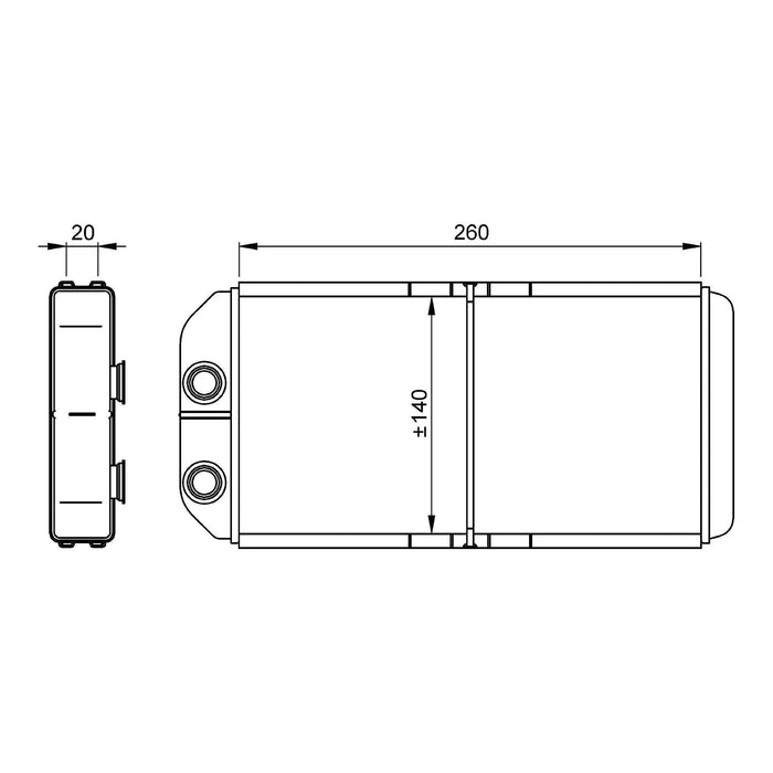 NRF Heater Radiator 54261