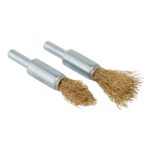 Draper Brassed Steel Crimped Decarb Brush Set (2 Piece) 41439 Draper  - Dynamic Drive