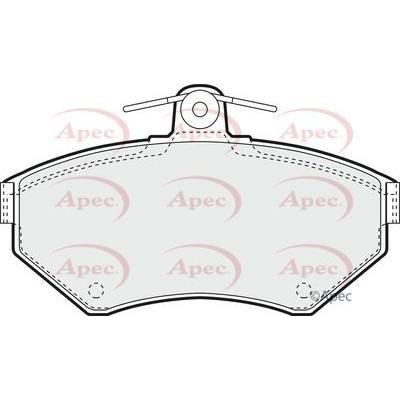 Apec Brake Pads Front Fits Seat Arosa Ibiza Toledo VW Caddy Golf Lupo P