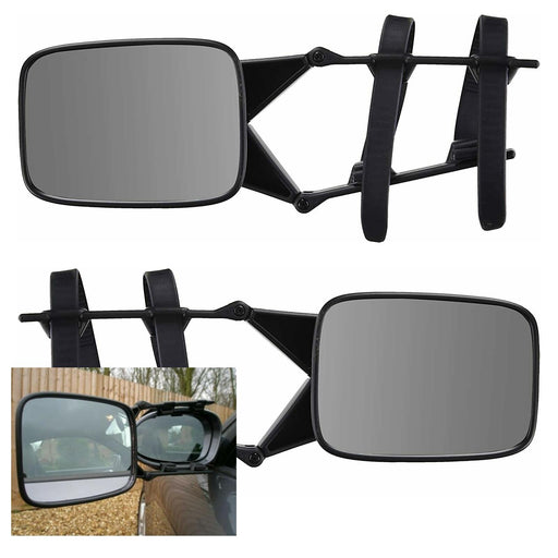 Milenco Falcon Safety Pair Convex Wide View Towing Mirror - Caravan Motorhome Milenco  - Dynamic Drive