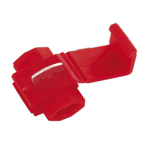 Sealey Quick Splice Connector Red Pack of 100 QSPR Sealey  - Dynamic Drive