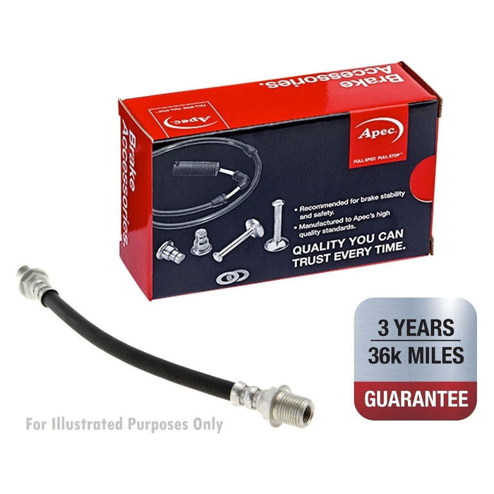 Apec Brake Hose Rear Fits Land Rover Discovery Range