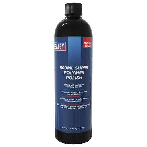 Sealey Super Polymer Polish 500ml SCS702 Sealey  - Dynamic Drive