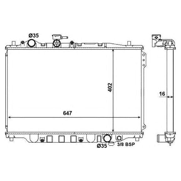 NRF Radiator 506514