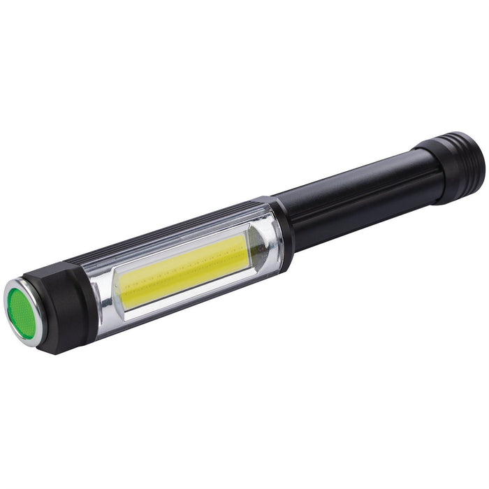 Draper COB LED Aluminium Worklight, 5W, 400 Lumens, 3 x AA Batteries Supplied Draper  - Dynamic Drive