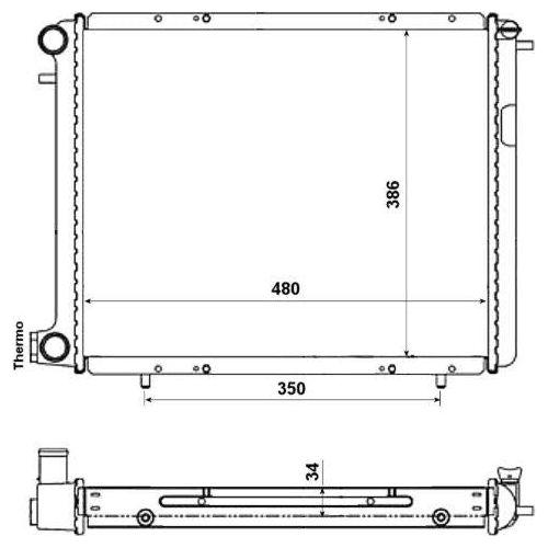 NRF Radiator 507352