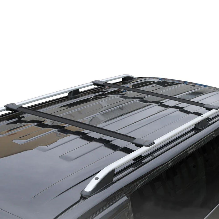 Roof Bars Rack Aluminium Black fits Peugeot Expert 2007-2017 Omtec  - Dynamic Drive