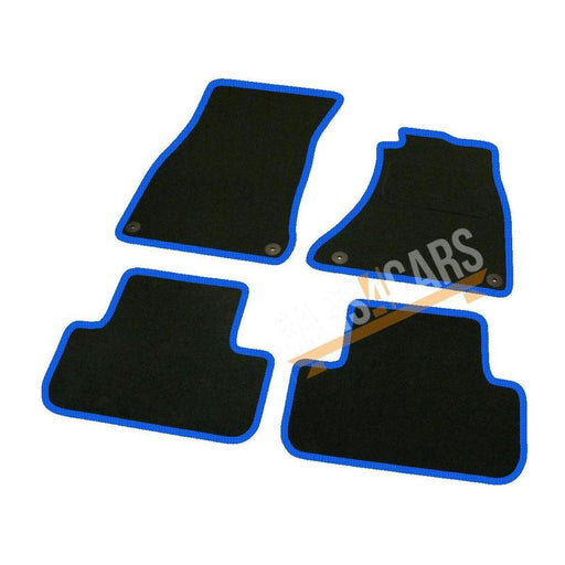 Fully Tailored Blue Trim Carpet Mats Audi A5 Sportback Set of 4 + 4 Clips UKB4C  - Dynamic Drive