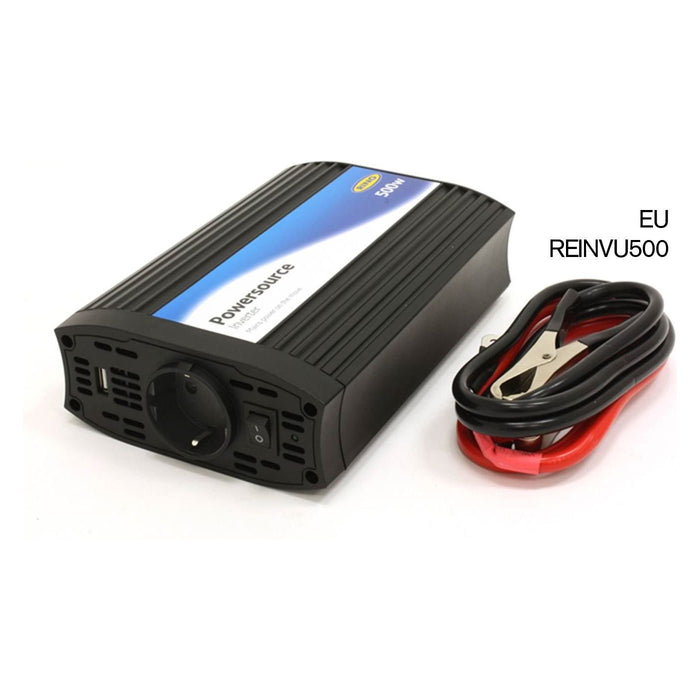 Ring RINVU500 Powersource 500W Inverter with Three Pin Socket and USB