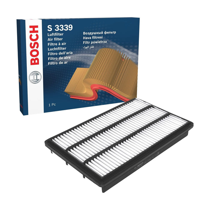 Genuine Bosch Car Air Filter S3339 fits Mitsubishi Shogun DiD - 3.2 - 11- 145743