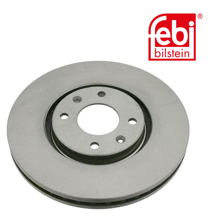 Genuine FEBI Front Brake Discs & Pads Set Vented for Citroen C5