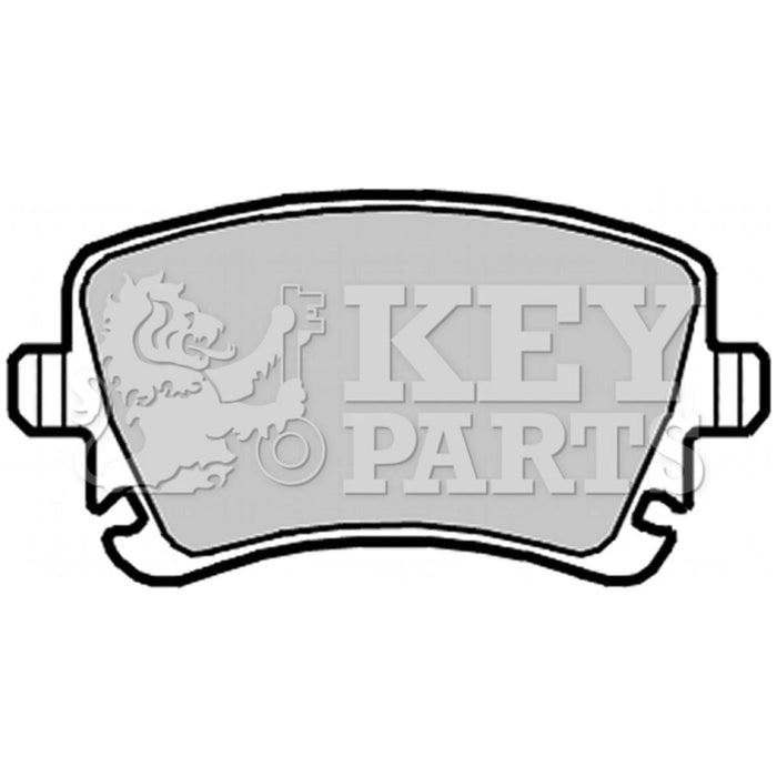 Genuine Key Parts KBP2139 Rear Brake Pads (Lucas-Girling)