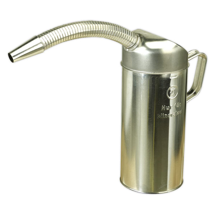 Sealey Measuring Jug Metal with Flexible Spout 2L JM2F Sealey  - Dynamic Drive