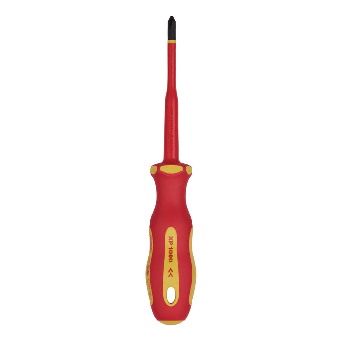 Draper XP1000 VDE Slimline Cross Slot Screwdriver, No.2 x 100mm 02164 Draper  - Dynamic Drive