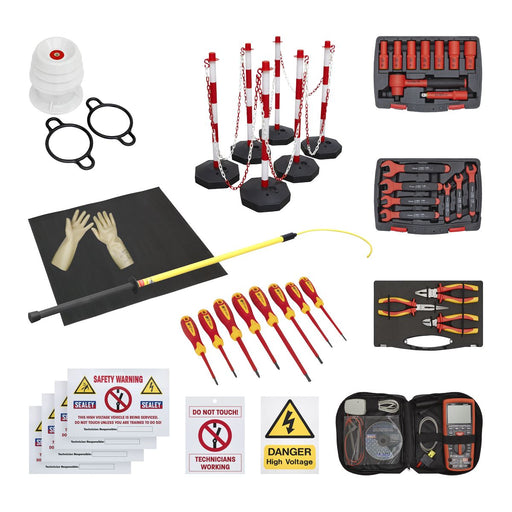 Sealey Hybrid Workshop Tool Kit HP55KITCOMBO Sealey  - Dynamic Drive