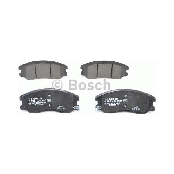 Genuine Bosch Brake Pad Set Bp1122 fits Vauxhall Antara CDTi - 2.2 - 10- 0986494