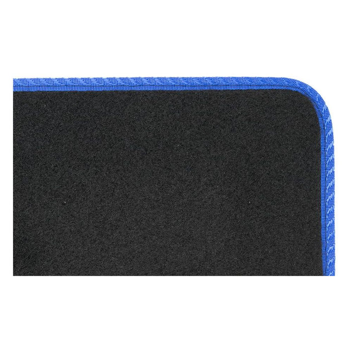 Fully Tailored Blue Trim Carpet Mats Ford C-Max Grand 13> Set of 5 XL + 2 Clips UKB4C  - Dynamic Drive