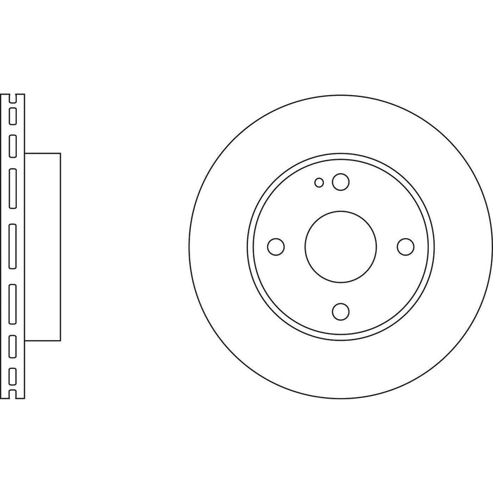 Apec Brake Disc Front Fits Mazda 323 Autozam Eunos Familia Mx5