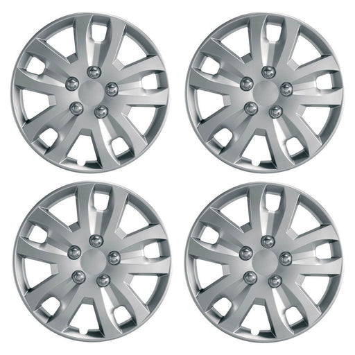 Set of 4 Wheel Trims Hub Caps 14" Covers fits fits Citroen C1 C2 C3 C4 Saxo UKB4C  - Dynamic Drive