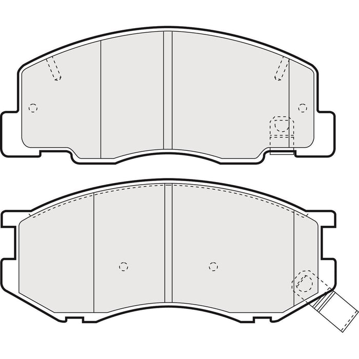 Apec Brake Pads Front Fits Daihatsu Delta Toyota Estima Lite-Ace Previa Town-Ace