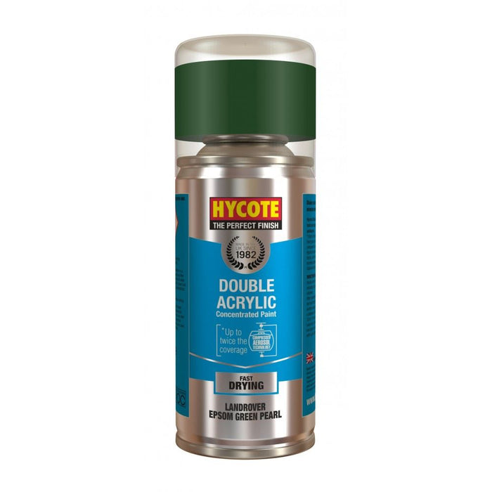 6x Hycote Aerosol Paint for Land Rover Epsom Green (Pearlescent)150ml Hycote  - Dynamic Drive